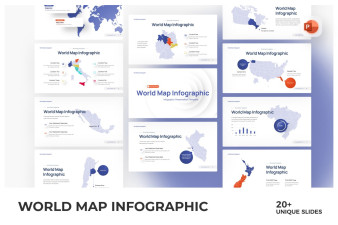 World Map Infographic